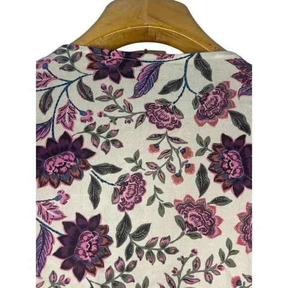 Torrid Babydoll Rayon Crepe Embroidered Lace-Up Top Sz: 2 - Picture 4 of 10